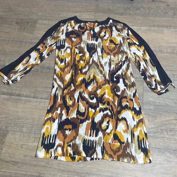 Tory Burch Silk Meyer Beautiful lightweight multicolor dress SZ 2 - Picture 10 of 12